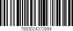 Código de barras (EAN, GTIN, SKU, ISBN): '7893024372894'