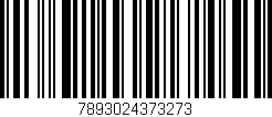 Código de barras (EAN, GTIN, SKU, ISBN): '7893024373273'