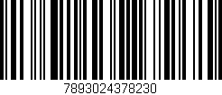 Código de barras (EAN, GTIN, SKU, ISBN): '7893024378230'