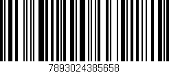 Código de barras (EAN, GTIN, SKU, ISBN): '7893024385658'