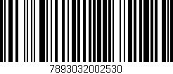 Código de barras (EAN, GTIN, SKU, ISBN): '7893032002530'