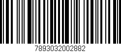 Código de barras (EAN, GTIN, SKU, ISBN): '7893032002882'