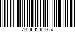 Código de barras (EAN, GTIN, SKU, ISBN): '7893032003674'