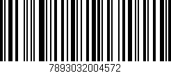 Código de barras (EAN, GTIN, SKU, ISBN): '7893032004572'
