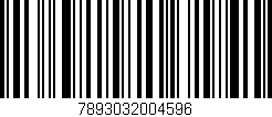Código de barras (EAN, GTIN, SKU, ISBN): '7893032004596'