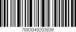 Código de barras (EAN, GTIN, SKU, ISBN): '7893049203838'