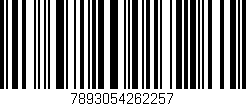 Código de barras (EAN, GTIN, SKU, ISBN): '7893054262257'