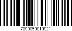 Código de barras (EAN, GTIN, SKU, ISBN): '7893059010921'