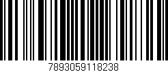 Código de barras (EAN, GTIN, SKU, ISBN): '7893059118238'