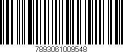 Código de barras (EAN, GTIN, SKU, ISBN): '7893061009548'