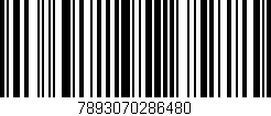 Código de barras (EAN, GTIN, SKU, ISBN): '7893070286480'