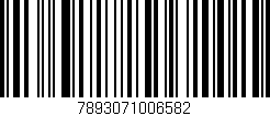 Código de barras (EAN, GTIN, SKU, ISBN): '7893071006582'