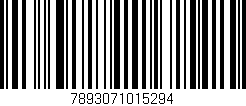Código de barras (EAN, GTIN, SKU, ISBN): '7893071015294'