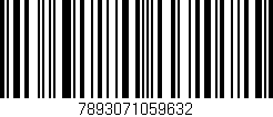 Código de barras (EAN, GTIN, SKU, ISBN): '7893071059632'