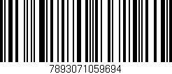 Código de barras (EAN, GTIN, SKU, ISBN): '7893071059694'