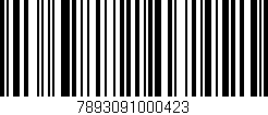 Código de barras (EAN, GTIN, SKU, ISBN): '7893091000423'