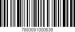 Código de barras (EAN, GTIN, SKU, ISBN): '7893091000638'