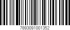 Código de barras (EAN, GTIN, SKU, ISBN): '7893091001352'