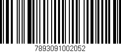 Código de barras (EAN, GTIN, SKU, ISBN): '7893091002052'