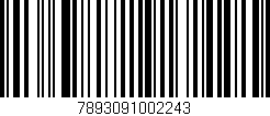 Código de barras (EAN, GTIN, SKU, ISBN): '7893091002243'