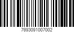 Código de barras (EAN, GTIN, SKU, ISBN): '7893091007002'