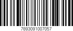 Código de barras (EAN, GTIN, SKU, ISBN): '7893091007057'