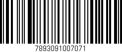 Código de barras (EAN, GTIN, SKU, ISBN): '7893091007071'