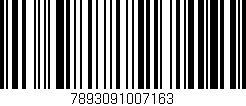 Código de barras (EAN, GTIN, SKU, ISBN): '7893091007163'
