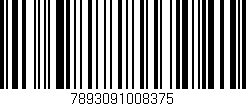 Código de barras (EAN, GTIN, SKU, ISBN): '7893091008375'