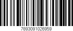 Código de barras (EAN, GTIN, SKU, ISBN): '7893091026959'