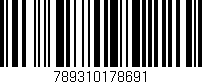 Código de barras (EAN, GTIN, SKU, ISBN): '789310178691'