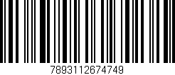 Código de barras (EAN, GTIN, SKU, ISBN): '7893112674749'