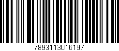 Código de barras (EAN, GTIN, SKU, ISBN): '7893113016197'