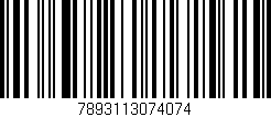 Código de barras (EAN, GTIN, SKU, ISBN): '7893113074074'