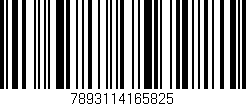 Código de barras (EAN, GTIN, SKU, ISBN): '7893114165825'