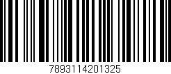 Código de barras (EAN, GTIN, SKU, ISBN): '7893114201325'