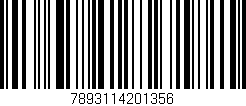 Código de barras (EAN, GTIN, SKU, ISBN): '7893114201356'
