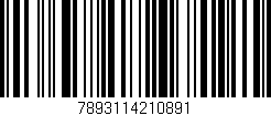 Código de barras (EAN, GTIN, SKU, ISBN): '7893114210891'