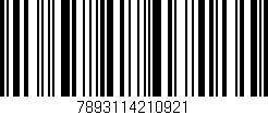 Código de barras (EAN, GTIN, SKU, ISBN): '7893114210921'