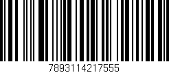 Código de barras (EAN, GTIN, SKU, ISBN): '7893114217555'