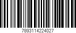 Código de barras (EAN, GTIN, SKU, ISBN): '7893114224027'