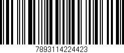 Código de barras (EAN, GTIN, SKU, ISBN): '7893114224423'