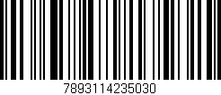 Código de barras (EAN, GTIN, SKU, ISBN): '7893114235030'