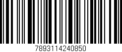 Código de barras (EAN, GTIN, SKU, ISBN): '7893114240850'
