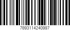 Código de barras (EAN, GTIN, SKU, ISBN): '7893114240997'