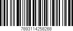 Código de barras (EAN, GTIN, SKU, ISBN): '7893114258268'