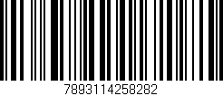 Código de barras (EAN, GTIN, SKU, ISBN): '7893114258282'