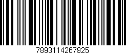 Código de barras (EAN, GTIN, SKU, ISBN): '7893114267925'