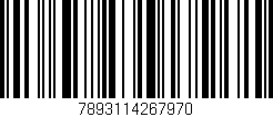 Código de barras (EAN, GTIN, SKU, ISBN): '7893114267970'