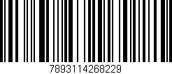 Código de barras (EAN, GTIN, SKU, ISBN): '7893114268229'